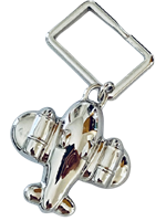 Portachiavi Del Conte in Argento PCAGPLAIN - PCAGPLAIN